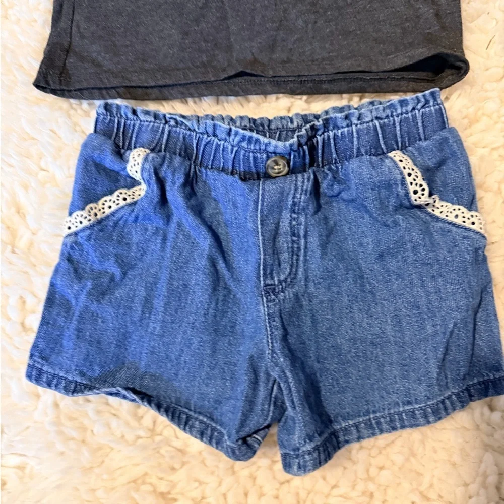 Carter's Black and Blue Butterfly Matching Set